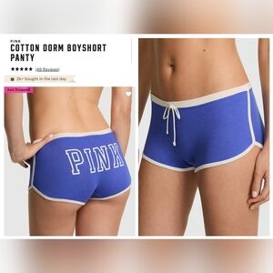 ❤️ PINK Victoria's Secret Cotton Dorm Boyshort Panty Shorts XL